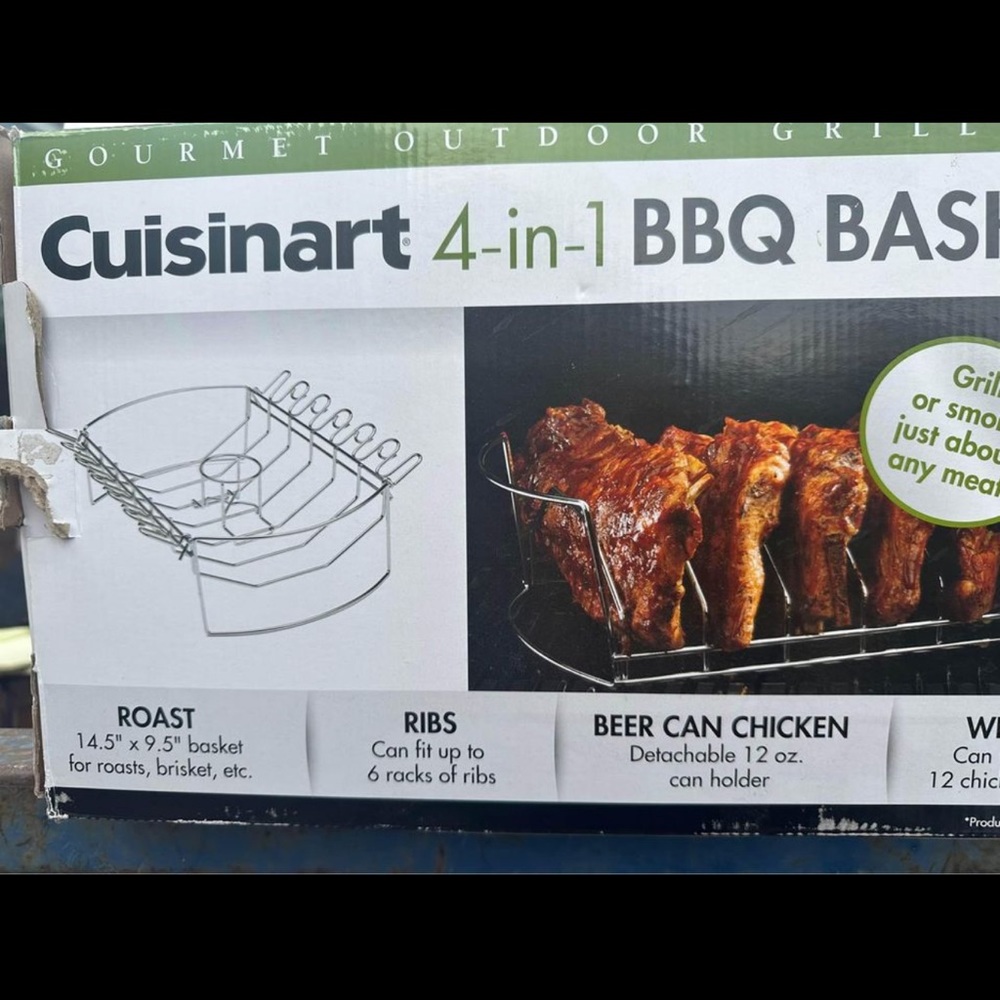 Cuisinart Silver Multi-Function BBQ Basket